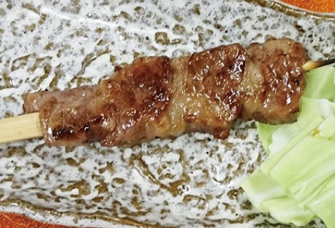HIDA beef steaks on a skewer