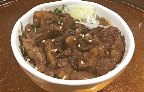 Grilled HIDA beef gristle with ginger