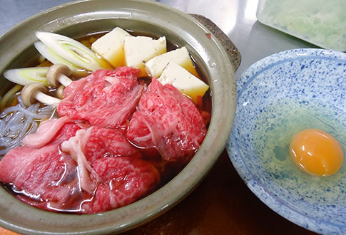 UDON in HIDA beef SUKIYAKI